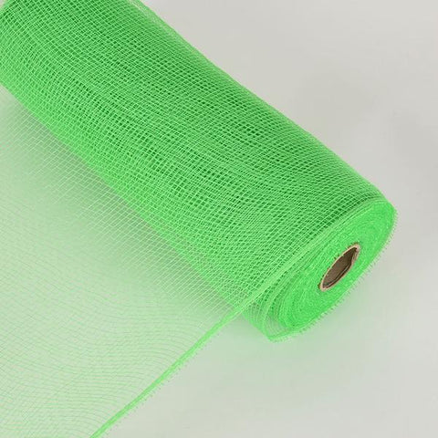Emerald - Floral Mesh Wrap Solid Color ( 10 Inch x 10 Yards ) FuzzyFabric - Wholesale Ribbons, Tulle Fabric, Wreath Deco Mesh Supplies