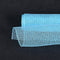 Light Blue - Deco Mesh Wrap Metallic Stripes ( 10 Inch x 10 Yards ) FuzzyFabric - Wholesale Ribbons, Tulle Fabric, Wreath Deco Mesh Supplies