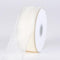 Ivory - Organza Ribbon Thin Wire Edge - ( W: 1-1/2 inch | L: 25 Yards ) FuzzyFabric - Wholesale Ribbons, Tulle Fabric, Wreath Deco Mesh Supplies