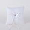 Ring Bearer Pillow White ( 7 x 7 inches ) - JSYW878W FuzzyFabric - Wholesale Ribbons, Tulle Fabric, Wreath Deco Mesh Supplies