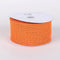 Orange - Burlap Ribbon - ( W: 2-1/2 Inch | L: 10 Yards ) FuzzyFabric - Wholesale Ribbons, Tulle Fabric, Wreath Deco Mesh Supplies