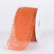 Orange - Frayed Edge Burlap Wired Edge - ( W: 5-1/2 Inch | L: 10 Yards ) FuzzyFabric - Wholesale Ribbons, Tulle Fabric, Wreath Deco Mesh Supplies