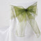 Spring Moss - 8 x 108 Inch Organza Chair Sash ( 10 Piece ) FuzzyFabric - Wholesale Ribbons, Tulle Fabric, Wreath Deco Mesh Supplies