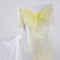 Daffodil - 8 x 108 Inch Organza Chair Sash ( 10 Piece ) FuzzyFabric - Wholesale Ribbons, Tulle Fabric, Wreath Deco Mesh Supplies