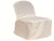 Ivory - Banquet Chair Cover Poly FuzzyFabric - Wholesale Ribbons, Tulle Fabric, Wreath Deco Mesh Supplies