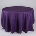 Plum - 120 Inch Polyester Round Tablecloths FuzzyFabric - Wholesale Ribbons, Tulle Fabric, Wreath Deco Mesh Supplies