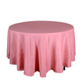 Coral - 120 Inch Polyester Round Tablecloths FuzzyFabric - Wholesale Ribbons, Tulle Fabric, Wreath Deco Mesh Supplies