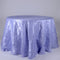 Lavender - 120 inch Pintuck Satin Round Tablecloths FuzzyFabric - Wholesale Ribbons, Tulle Fabric, Wreath Deco Mesh Supplies