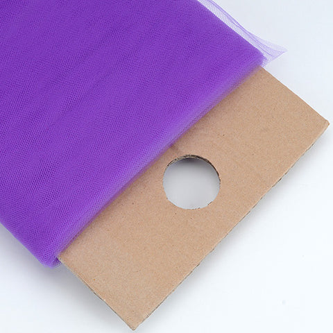 Purple - 54 Inch by 40 Yards (120 ft.) Tulle Fabric Bolt FuzzyFabric - Wholesale Ribbons, Tulle Fabric, Wreath Deco Mesh Supplies