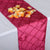 Fuchsia - 12 x 108 inch Pintuck Satin Table Runners FuzzyFabric - Wholesale Ribbons, Tulle Fabric, Wreath Deco Mesh Supplies