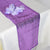 Lavender - 12 x 108 Inch Duchess Sequin Table Runners FuzzyFabric - Wholesale Ribbons, Tulle Fabric, Wreath Deco Mesh Supplies