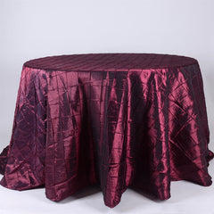 Pintuck Round Tablecloths