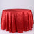 Red - 132 inch Pintuck Satin Round Tablecloths FuzzyFabric - Wholesale Ribbons, Tulle Fabric, Wreath Deco Mesh Supplies