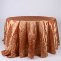 Gold - 132 inch Pintuck Satin Round Tablecloths FuzzyFabric - Wholesale Ribbons, Tulle Fabric, Wreath Deco Mesh Supplies