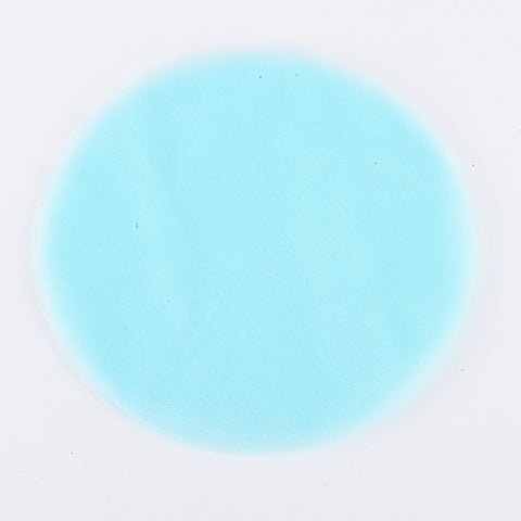 Aqua Blue Premium Tulle Circle - ( 9 inch | 25 Pieces ) FuzzyFabric - Wholesale Ribbons, Tulle Fabric, Wreath Deco Mesh Supplies