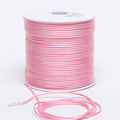 3mm x 100 Yards Pink 3mm Satin Rat Tail Cord FuzzyFabric - Wholesale Ribbons, Tulle Fabric, Wreath Deco Mesh Supplies