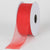 Red - Sheer Organza Ribbon - ( W: 5/8 Inch | L: 25 Yards ) FuzzyFabric - Wholesale Ribbons, Tulle Fabric, Wreath Deco Mesh Supplies
