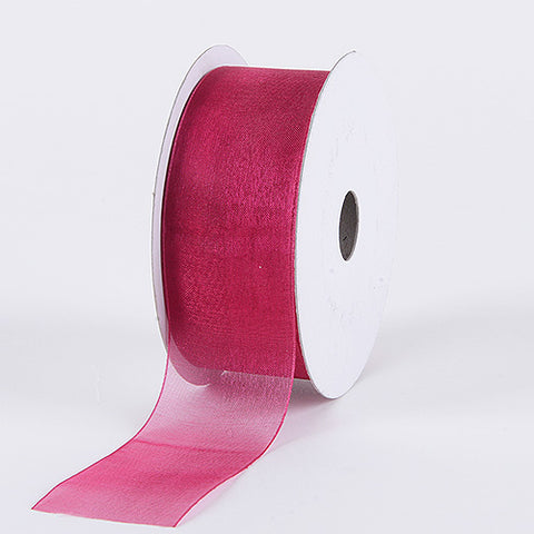Beauty - Sheer Organza Ribbon - ( W: 5/8 Inch | L: 25 Yards ) FuzzyFabric - Wholesale Ribbons, Tulle Fabric, Wreath Deco Mesh Supplies