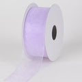 Lavender - Sheer Organza Ribbon - ( W: 5/8 Inch | L: 25 Yards ) FuzzyFabric - Wholesale Ribbons, Tulle Fabric, Wreath Deco Mesh Supplies