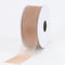 Toffee - Sheer Organza Ribbon - ( W: 5/8 Inch | L: 25 Yards ) FuzzyFabric - Wholesale Ribbons, Tulle Fabric, Wreath Deco Mesh Supplies