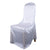 White - Universal Satin Chair Cover FuzzyFabric - Wholesale Ribbons, Tulle Fabric, Wreath Deco Mesh Supplies