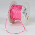 Hot Pink - Single Face Satin Ribbon - (W: 1/16 inch | L: 100 Yards) FuzzyFabric - Wholesale Ribbons, Tulle Fabric, Wreath Deco Mesh Supplies