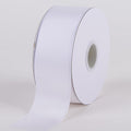 White - Satin Ribbon Double Face - ( W: 5/8 Inch | L: 25 Yards ) FuzzyFabric - Wholesale Ribbons, Tulle Fabric, Wreath Deco Mesh Supplies