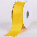 Canary - Satin Ribbon Double Face - ( W: 5/8 Inch | L: 25 Yards ) FuzzyFabric - Wholesale Ribbons, Tulle Fabric, Wreath Deco Mesh Supplies
