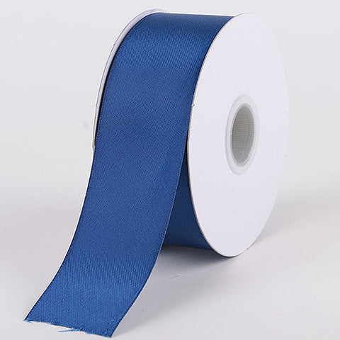 Navy Blue - Satin Ribbon Double Face - ( W: 5/8 Inch | L: 25 Yards ) FuzzyFabric - Wholesale Ribbons, Tulle Fabric, Wreath Deco Mesh Supplies