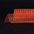 Orange - Metallic Line Mesh Wrap ( 21 Inch x 10 Yards ) FuzzyFabric - Wholesale Ribbons, Tulle Fabric, Wreath Deco Mesh Supplies