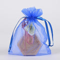 Royal Blue - Organza Bags - ( 6 x 9 Inch - 10 Bags ) FuzzyFabric - Wholesale Ribbons, Tulle Fabric, Wreath Deco Mesh Supplies