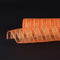 Orange - Deco Mesh Eyelash Metallic Design ( 21 Inch x 10 Yards ) FuzzyFabric - Wholesale Ribbons, Tulle Fabric, Wreath Deco Mesh Supplies