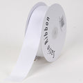 White - Satin Ribbon Single Face - ( W: 5/8 Inch | L: 100 Yards ) FuzzyFabric - Wholesale Ribbons, Tulle Fabric, Wreath Deco Mesh Supplies