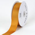 Old Gold - Satin Ribbon Single Face - ( W: 7/8 Inch | L: 100 Yards ) FuzzyFabric - Wholesale Ribbons, Tulle Fabric, Wreath Deco Mesh Supplies