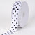 White with Black Dot Grosgrain Ribbon Polka Dot - ( W: 1-1/2 Inch | L: 50 Yards ) FuzzyFabric - Wholesale Ribbons, Tulle Fabric, Wreath Deco Mesh Supplies