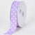 Lavender with White Dots Grosgrain Ribbon Polka Dot - ( W: 3/8 Inch | L: 50 Yards ) FuzzyFabric - Wholesale Ribbons, Tulle Fabric, Wreath Deco Mesh Supplies