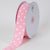 Light Pink With White Dots Grosgrain Ribbon Polka Dot - ( W: 3/8 Inch | L: 50 Yards ) FuzzyFabric - Wholesale Ribbons, Tulle Fabric, Wreath Deco Mesh Supplies