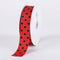Red with Black Dots Grosgrain Ribbon Polka Dot - ( W: 3/8 Inch | L: 50 Yards ) FuzzyFabric - Wholesale Ribbons, Tulle Fabric, Wreath Deco Mesh Supplies