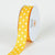 Yellow with White Dots Grosgrain Ribbon Polka Dot - ( W: 1-1/2 Inch | L: 50 Yards ) FuzzyFabric - Wholesale Ribbons, Tulle Fabric, Wreath Deco Mesh Supplies