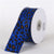 Royal Blue - Grosgrain Leopard Print Ribbon - ( W: 1-1/2 Inch | L: 25 Yards ) FuzzyFabric - Wholesale Ribbons, Tulle Fabric, Wreath Deco Mesh Supplies