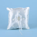 Ring Bearer Pillow Ivory ( 7 Inch x 7 Inch ) - 5810I FuzzyFabric - Wholesale Ribbons, Tulle Fabric, Wreath Deco Mesh Supplies