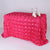 Fuchsia - 90 x 132 Inch Rosette Rectangle Tablecloths FuzzyFabric - Wholesale Ribbons, Tulle Fabric, Wreath Deco Mesh Supplies