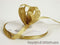 Gold Metallic Ribbon - ( W: 3/8 Inch | L: 33 Yards ) FuzzyFabric - Wholesale Ribbons, Tulle Fabric, Wreath Deco Mesh Supplies