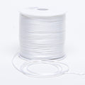 White - Satin Rat Tail Cord ( 2mm x 100 Yards ) FuzzyFabric - Wholesale Ribbons, Tulle Fabric, Wreath Deco Mesh Supplies