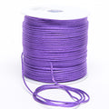 3mm x 100 Yards Purple Haze 3mm Satin Rat Tail Cord FuzzyFabric - Wholesale Ribbons, Tulle Fabric, Wreath Deco Mesh Supplies