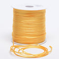 3mm x 100 Yards Light Gold 3mm Satin Rat Tail Cord FuzzyFabric - Wholesale Ribbons, Tulle Fabric, Wreath Deco Mesh Supplies