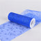 Royal Blue - Glitter Butterfly Organza Roll ( W: 6 inch | L: 10 Yards ) FuzzyFabric - Wholesale Ribbons, Tulle Fabric, Wreath Deco Mesh Supplies