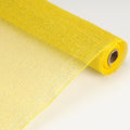 Yellow - Laser Metallic Floral Deco Mesh Wrap ( 21 Inch x 10 Yards ) FuzzyFabric - Wholesale Ribbons, Tulle Fabric, Wreath Deco Mesh Supplies