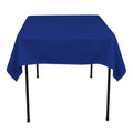 Royal Blue - 52 x 52 inch Polyester Square Tablecloths FuzzyFabric - Wholesale Ribbons, Tulle Fabric, Wreath Deco Mesh Supplies