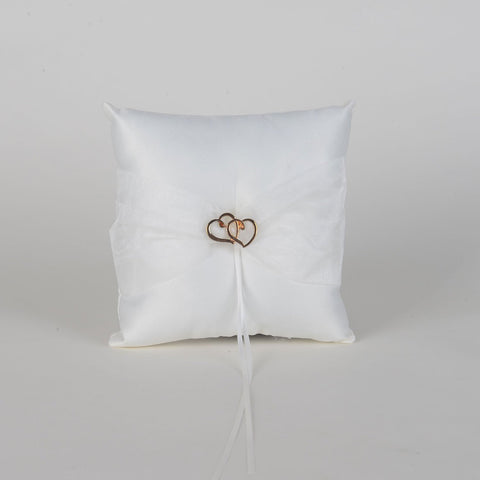 Ring Bearer Pillow Ivory ( 7 x 7 inches ) - 5635I FuzzyFabric - Wholesale Ribbons, Tulle Fabric, Wreath Deco Mesh Supplies